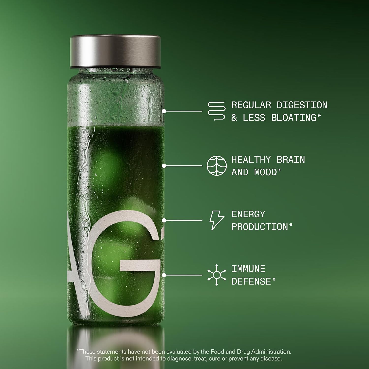 AG1 Greens Powder Supplement | 75 Vitamins, Probiotic and Superfood Blend | Family Value Pack, Classic Formula - görsel 3