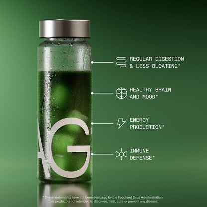 AG1 Greens Powder Supplement | 75 Vitamins, Probiotic and Superfood Blend | Family Value Pack, Classic Formula