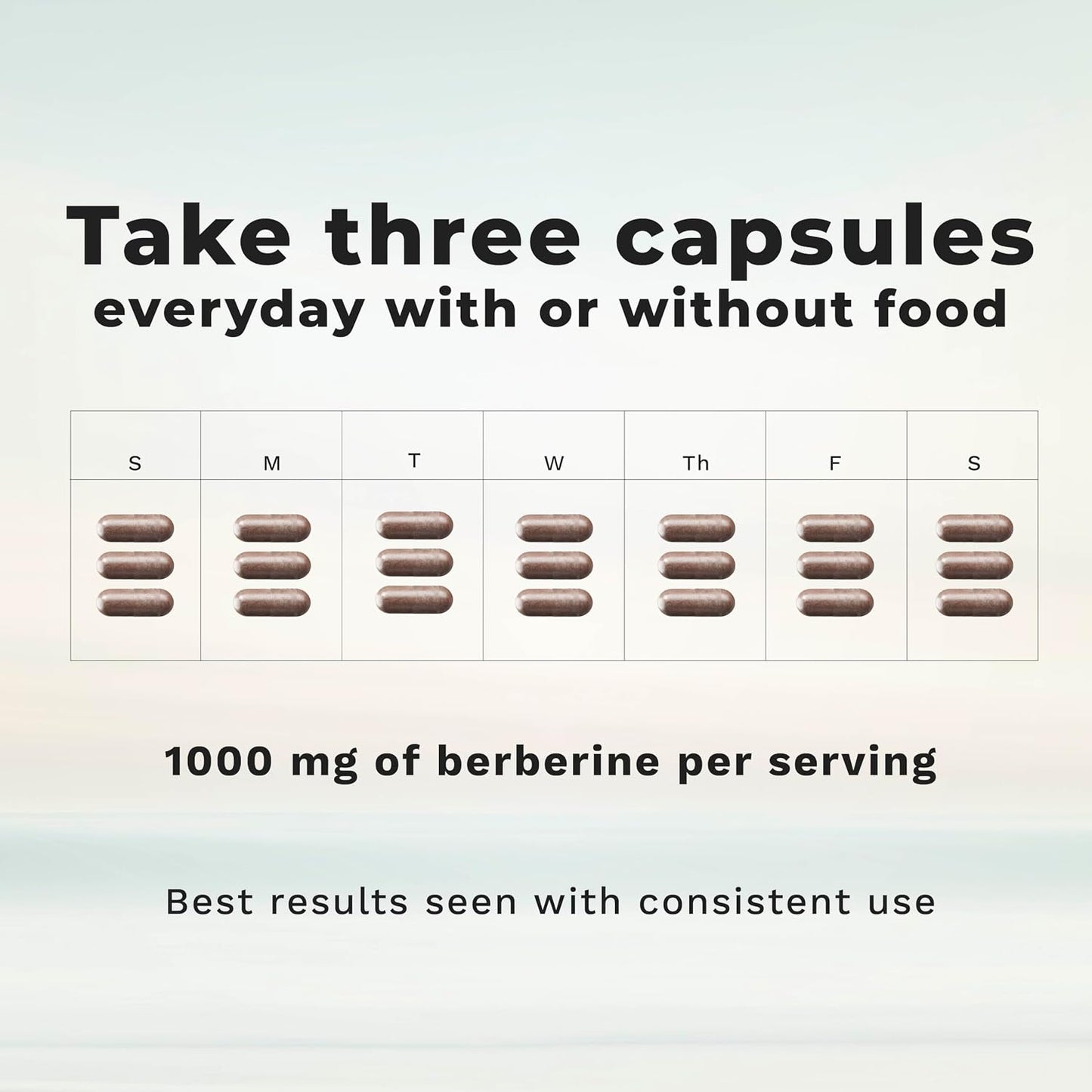 LifeSeasons Berberine - Digestive, Heart & Immune Support - 1000 mg - 90 Capsules - görsel 3