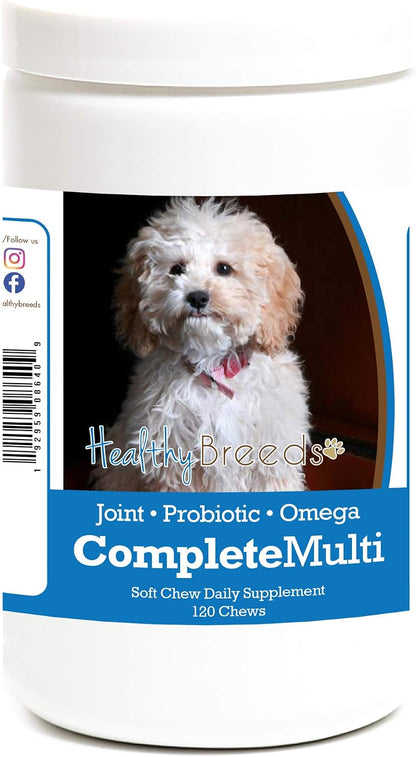 Healthy Breeds Goldendoodle All-in-One Multivitamin Soft Chews 120 Count