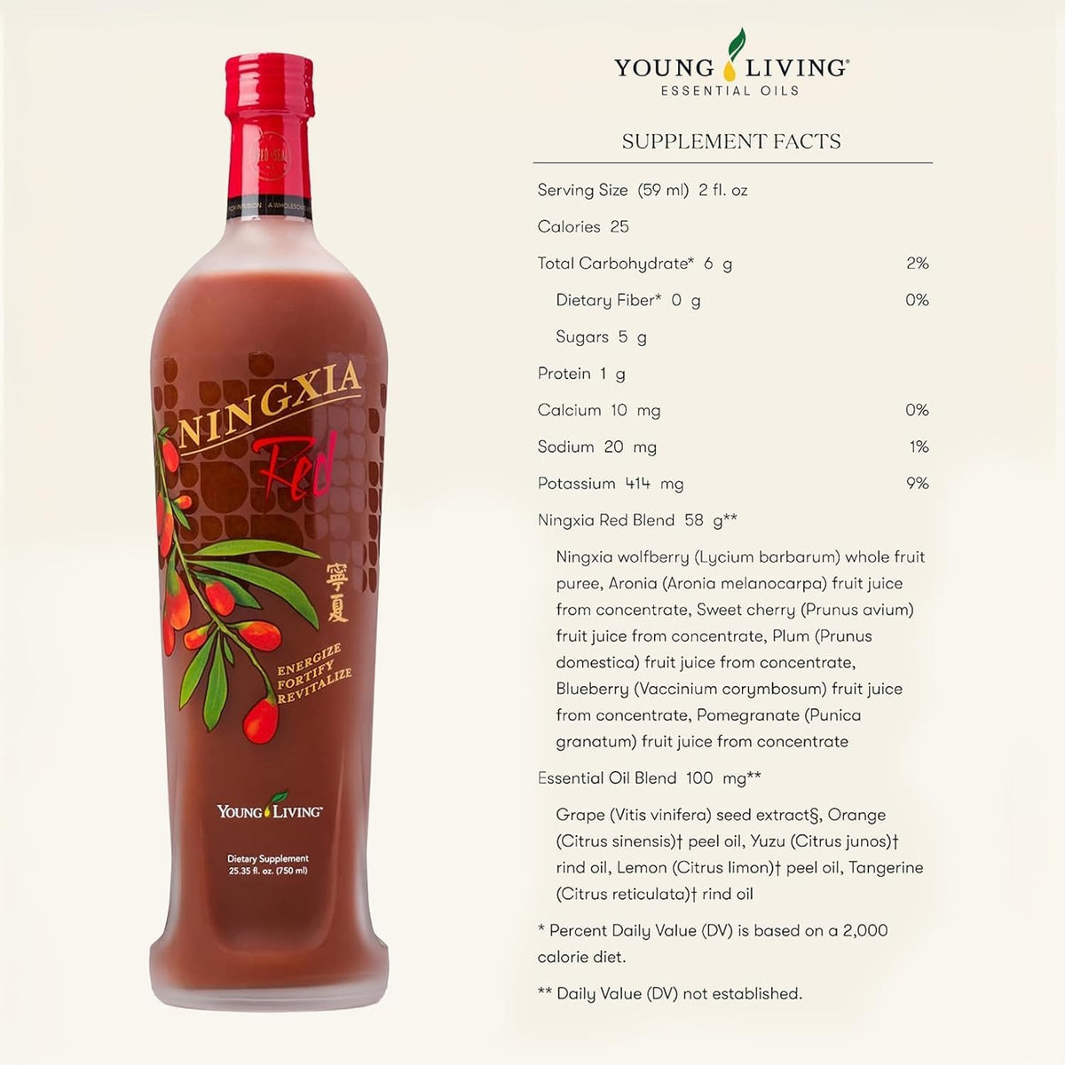 Young Living NingXia Red Antioxidant Drink – Superfruit Blend with Wolfberry, Blueberry & Pomegranate, 750 ml (Pack of 2) - görsel 6