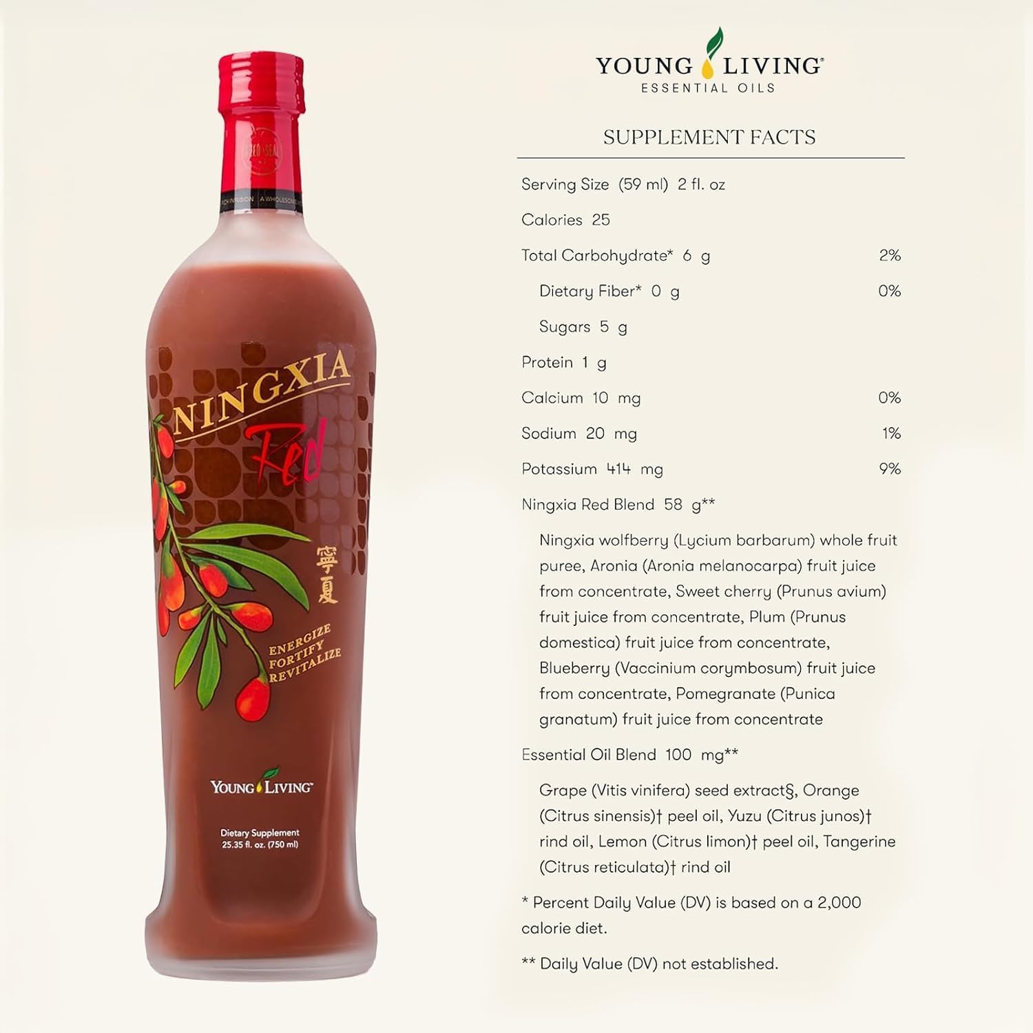 Young Living NingXia Red Antioxidant Drink – Superfruit Blend with Wolfberry, Blueberry & Pomegranate, 750 ml (Pack of 2) - görsel 6