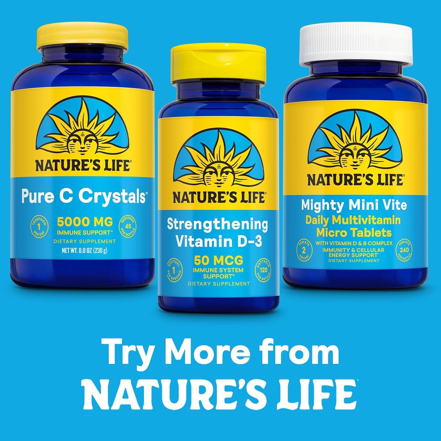 Nature's Life Pure Vitamin C Crystals - 5000 mg Vitamin C Powder - görsel 6