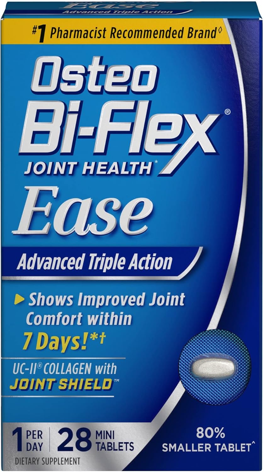 Osteo Bi-Flex Joint Health Ease Advanced Triple Action Mini Tablets - 28 Tablets, Pack of 3 - görsel 1