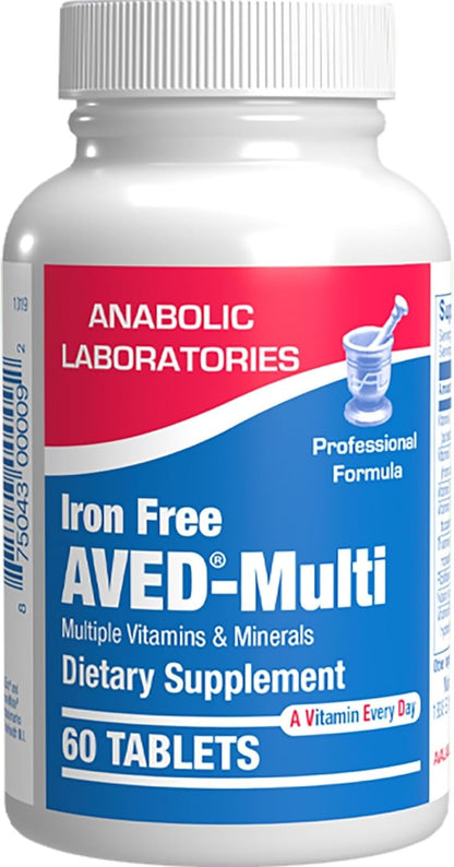 30-In-1 Adult Multivitamin without Iron – Over 50 Multivitamin for Women and Men