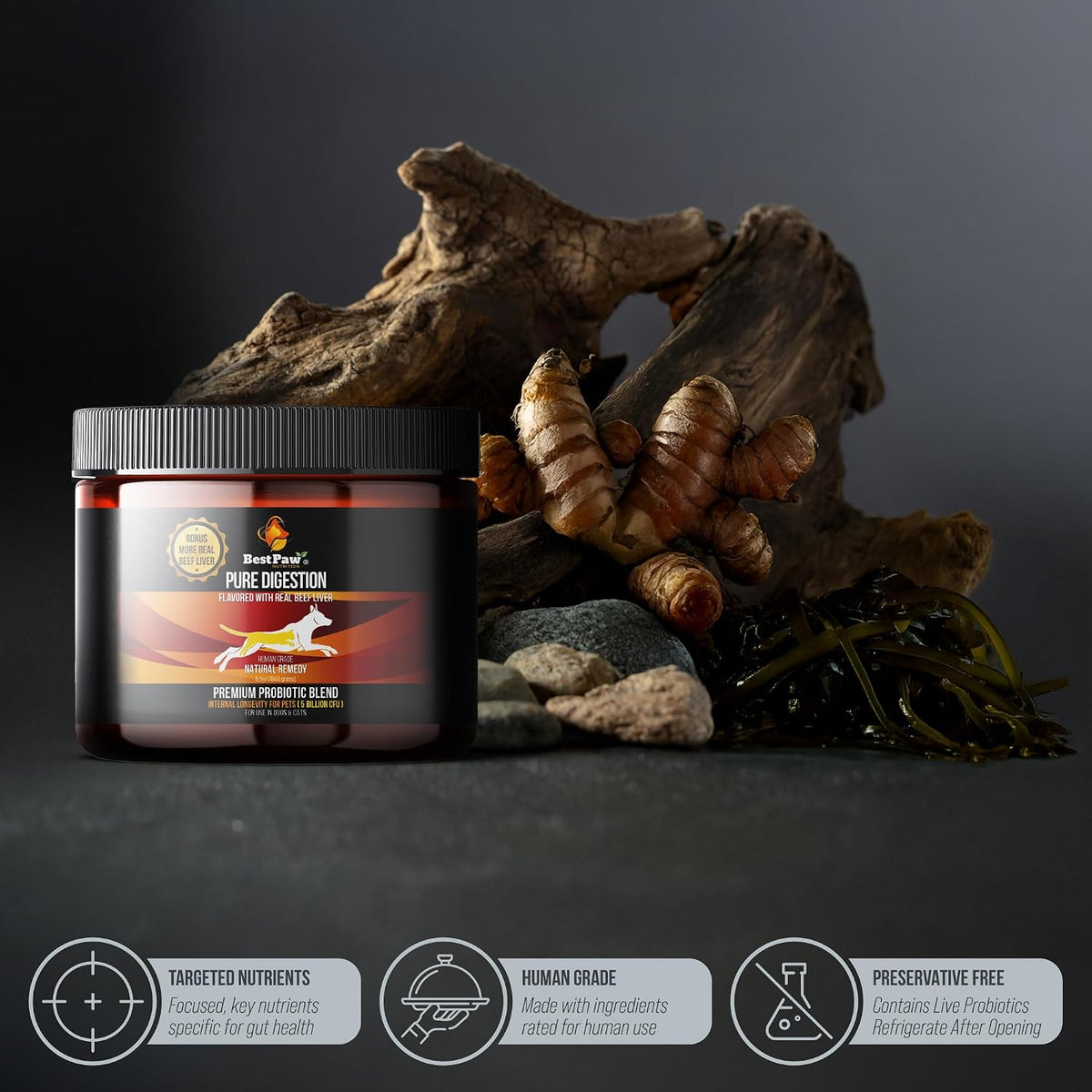 Best Paw Nutrition Probiotics for Dogs – Digestive Enzymes & Probiotics Powder - görsel 9
