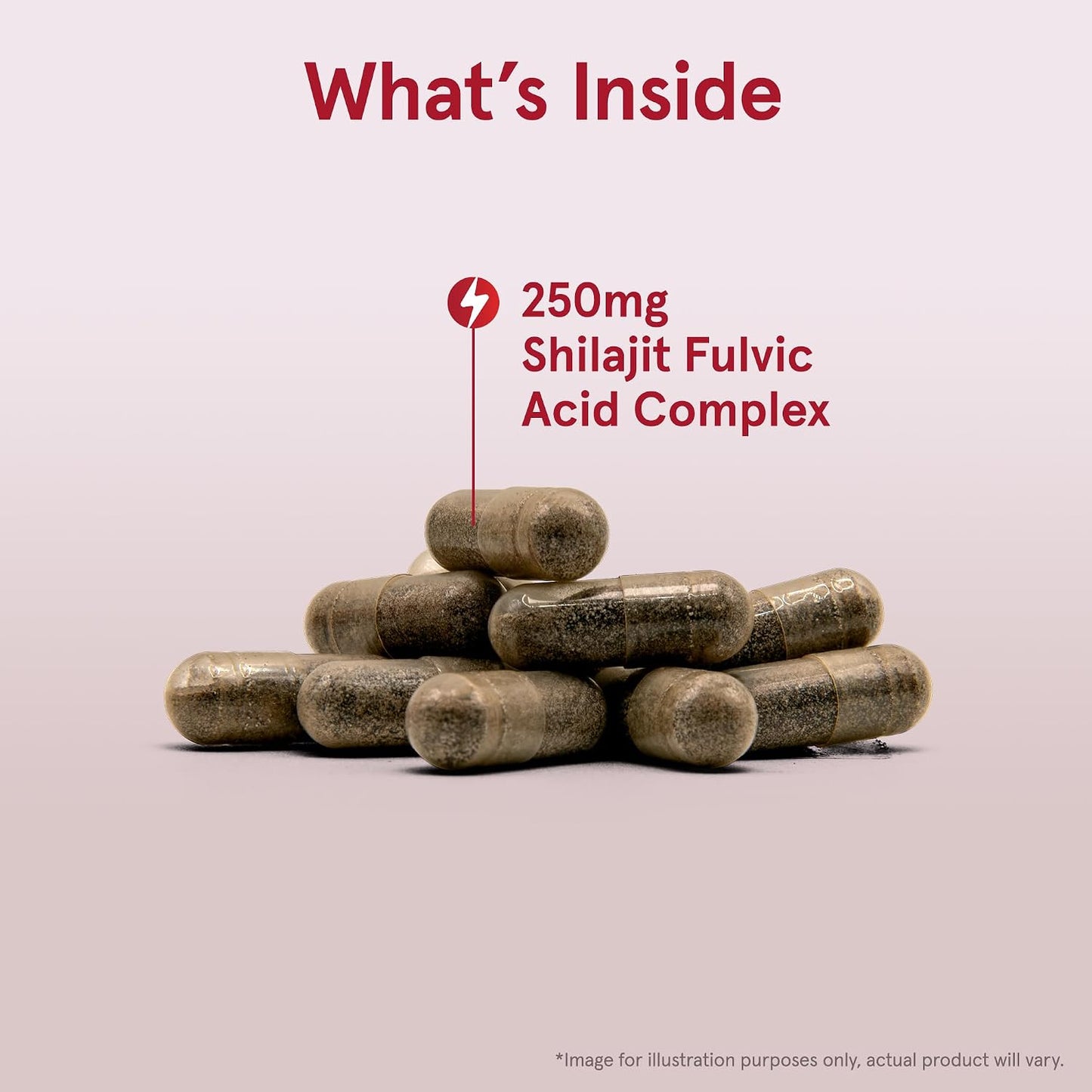 Jarrow Formulae® Shilajit 250 mg, Food Supplement, Shilajit Acid Complex for Cellular Energy Production, 60 Veggie Capsules - görsel 3