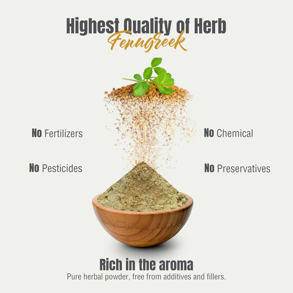 HerbsForever Fenugreek Powder (Seeds) - 230g - görsel 6
