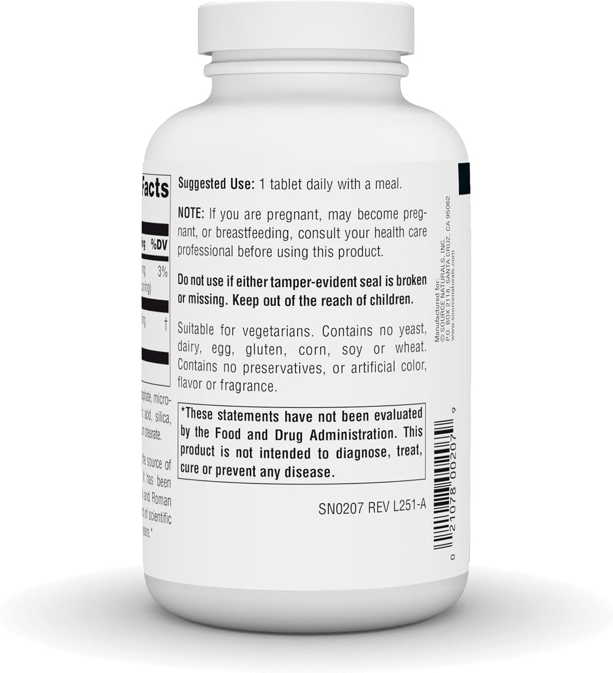 Source Naturals Butcher's Broom Food Supplement - Ruscus Aculeatus - 250 Tablets - görsel 4