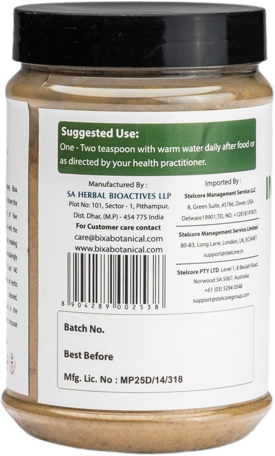 bixa BOTANICAL Indian Screw Tree Powder (Helicteres isora) - 7 oz (200g) - görsel 4