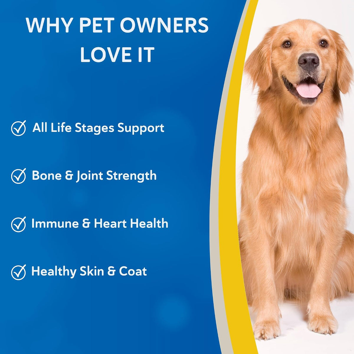 Doc Roy’s Daily Care Canine Multivitamin Supplement for Dogs, 180ct Chewable Tablets with 34 Essential Vitamins, Minerals, Omega Fatty Acids & Antioxidants, All Breeds & Life Stages - görsel 2