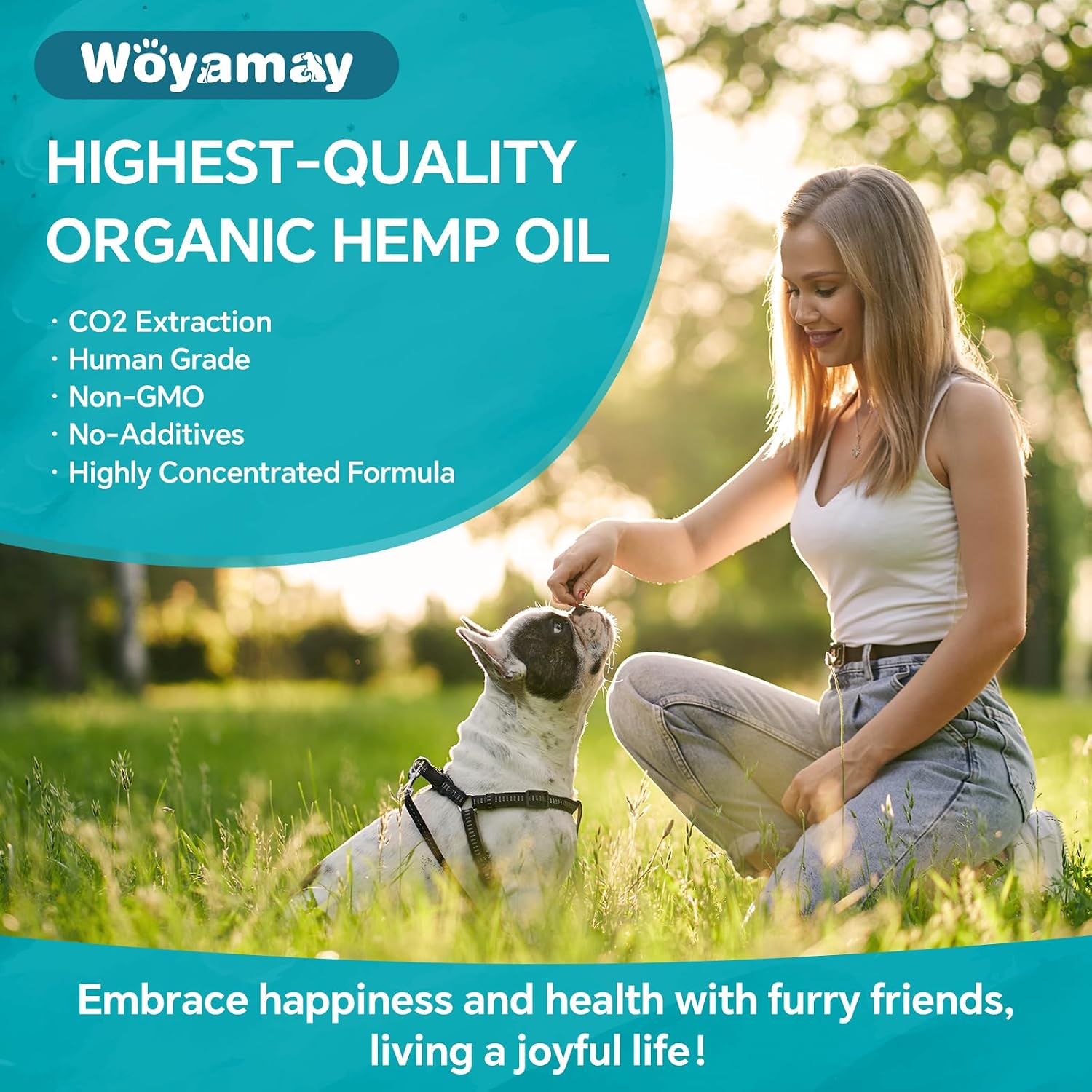 Woyamay Camling Oil for Dogs and Cats – Rich in Omega 3, 6, 9 and Organic Extract (4 Pack) - görsel 5