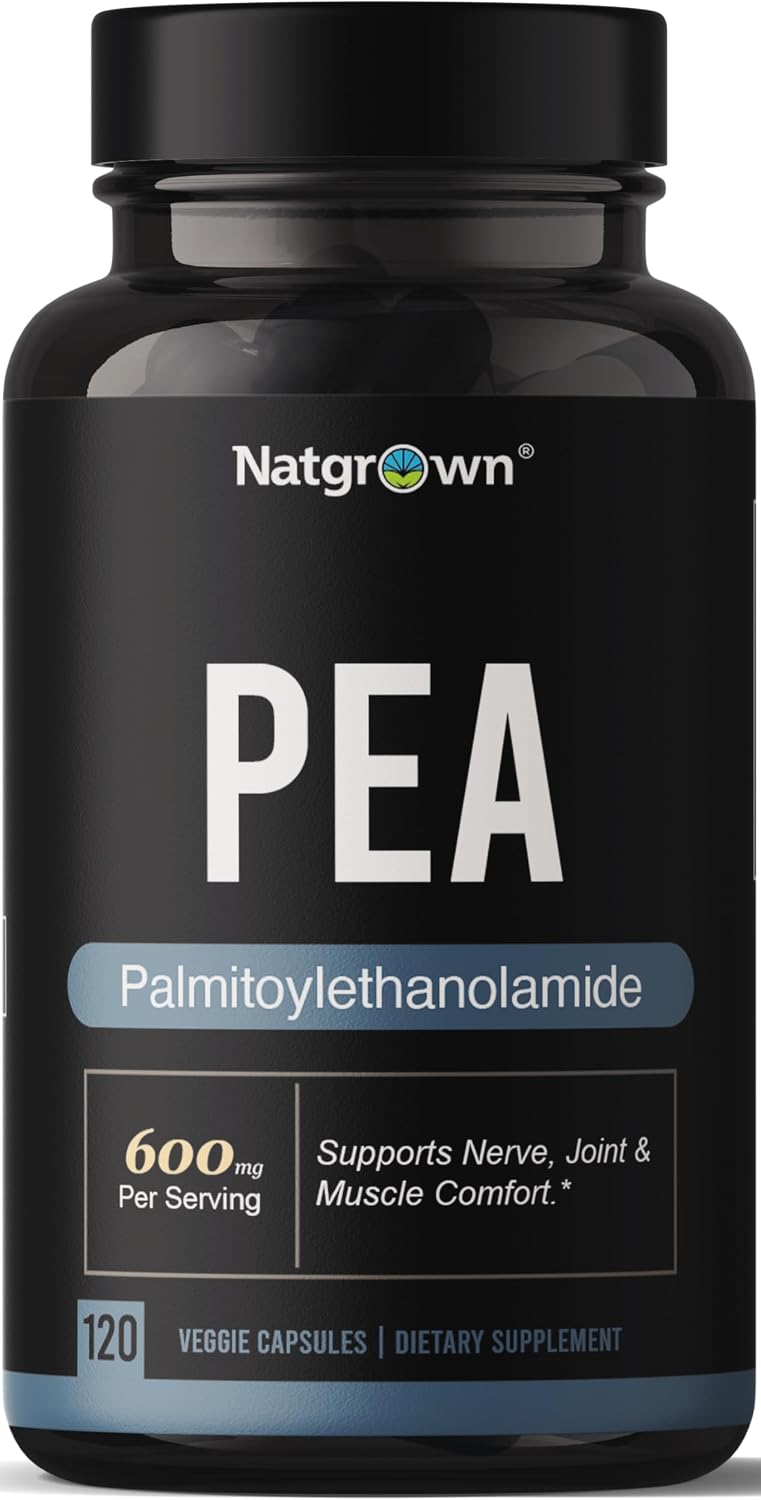 Natgrown Palmitoylethanolamide PEA Supplement 600 mg – 120 Capsules - görsel 1