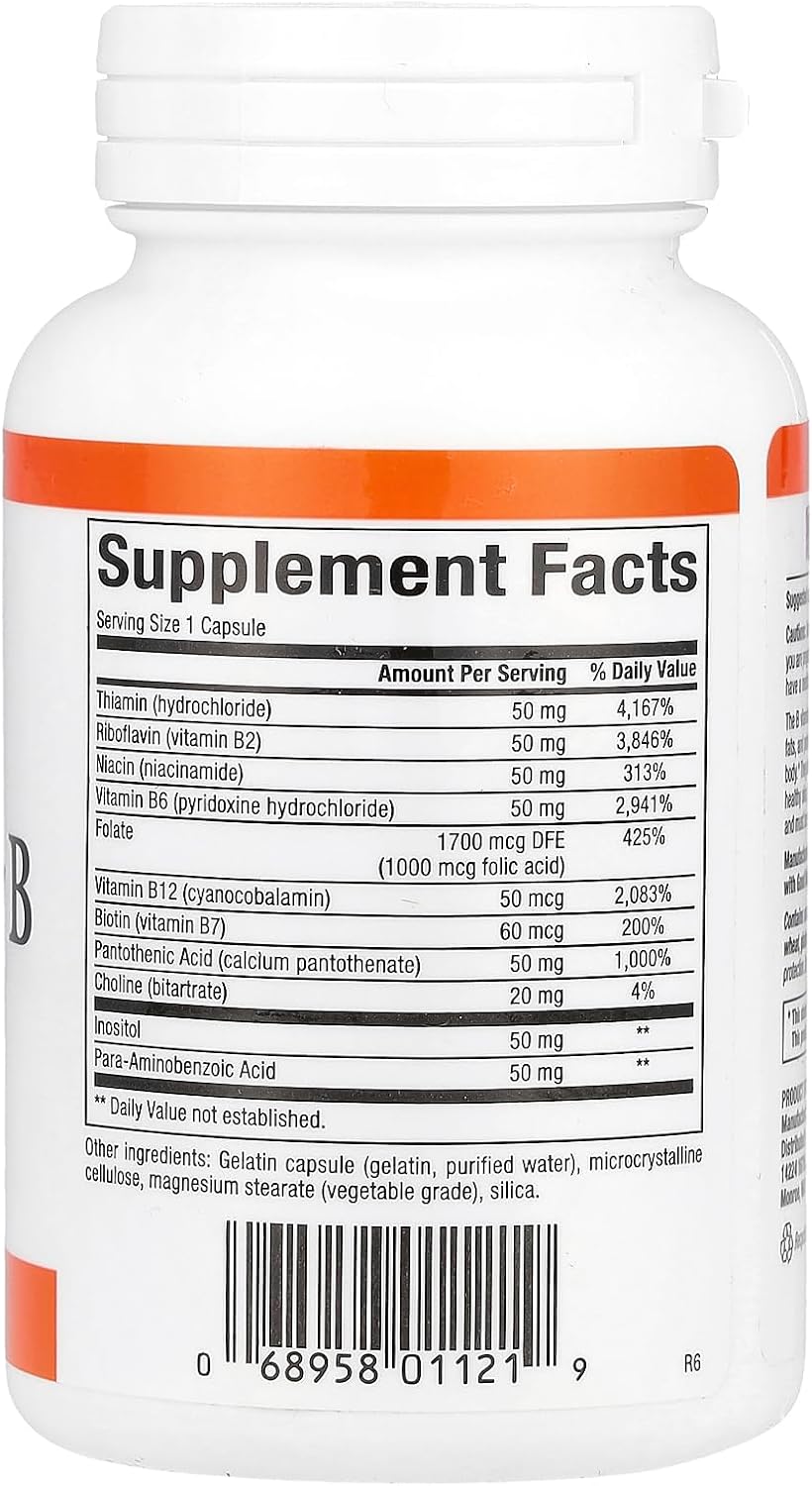 Natural Factors High Potency B Complex, 90 Capsules - görsel 2