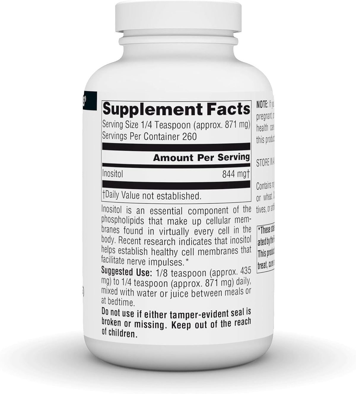 Source Naturals Pure Inositol Powder - 8 oz - görsel 2