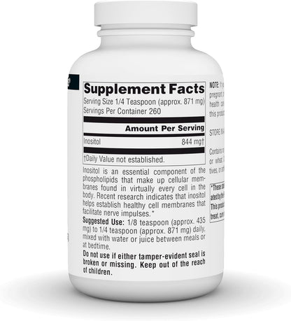 Source Naturals Pure Inositol Powder - 8 oz