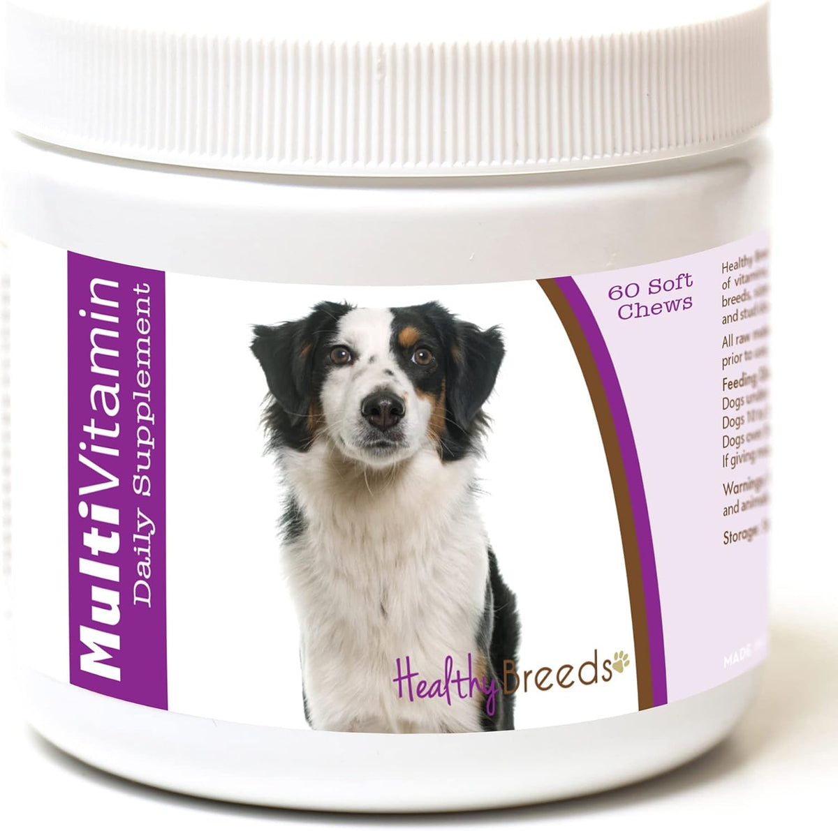 Healthy Breeds Miniature American Shepherd – Essential vitamins – Vitamins A, D, E, and B-complex help maintain – Image 1