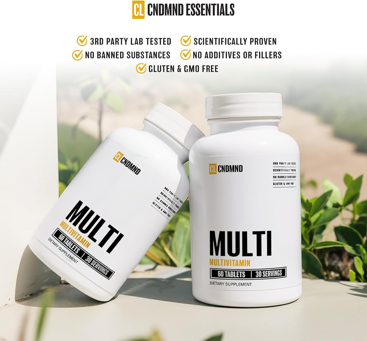 CONDEMNED Multivitamin for Men & Women – Essential Vitamins, Minerals & Nutrients, 60 Tablets - görsel 3
