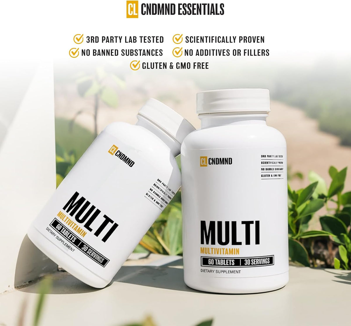CONDEMNED Multivitamin for Men & Women – Essential Vitamins, Minerals & Nutrients, 60 Tablets - görsel 3