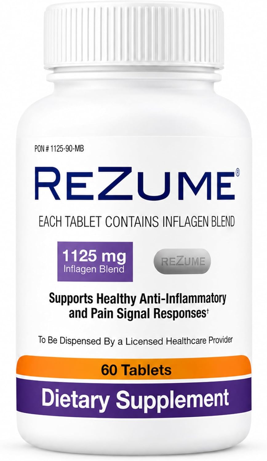 CryoDerm REZUME Tablets - Full Spectrum Inflagan Blend Formula (60 Tablets) - görsel 2