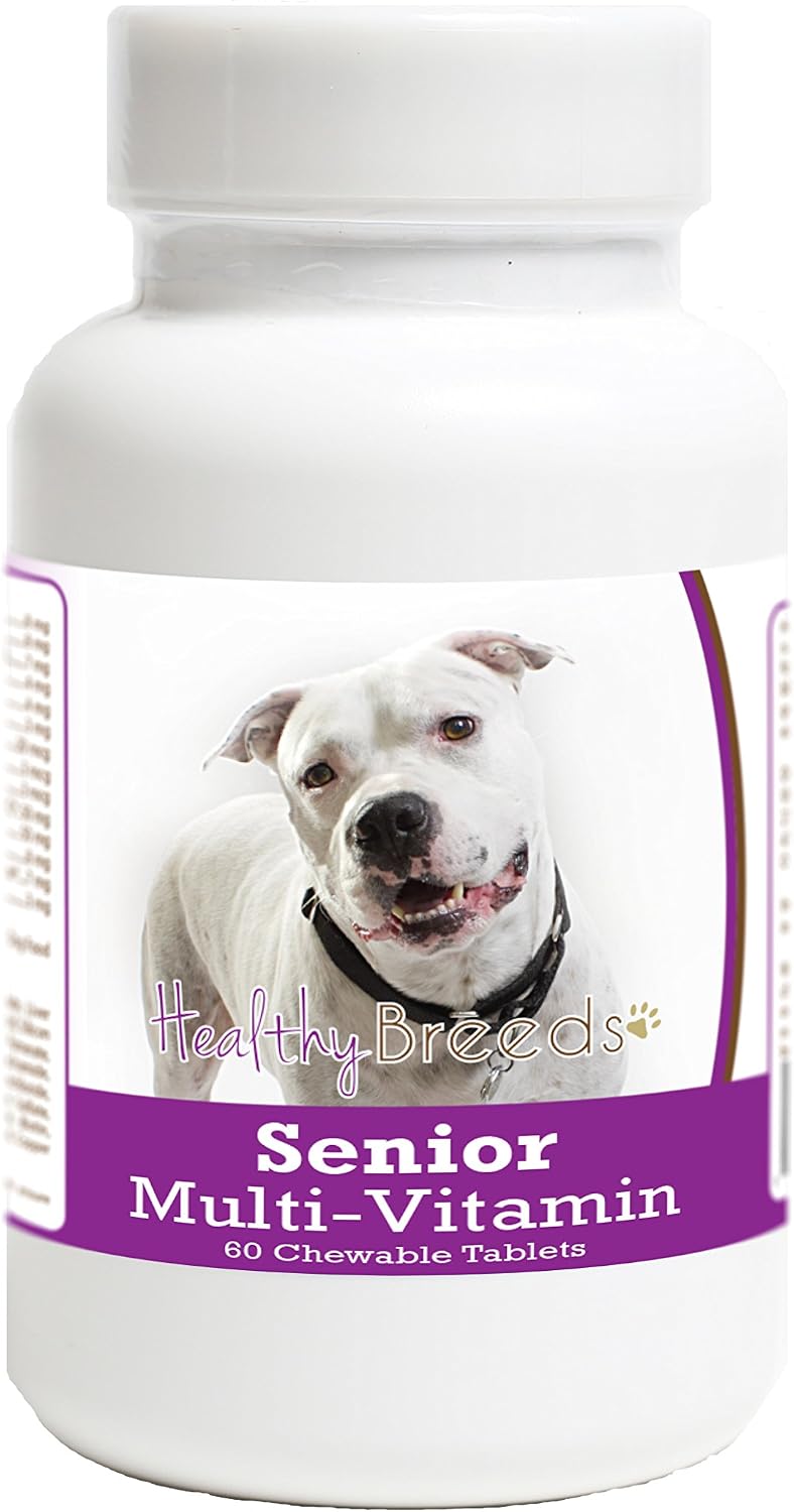 Healthy Breeds Pit Bull Senior Dog Multivitamin Tablets 60 Count - görsel 1