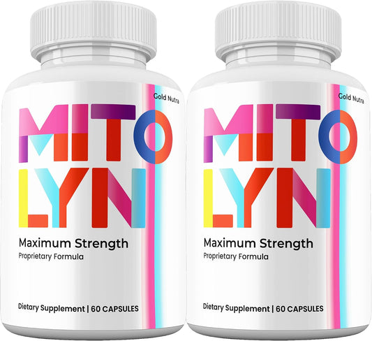 (2 Pack) Mitolyn Capsules, Advanced Formula Supplement – Mito Lyn Pills, Maximum Strength All-Natural Support, 2-Month Supply