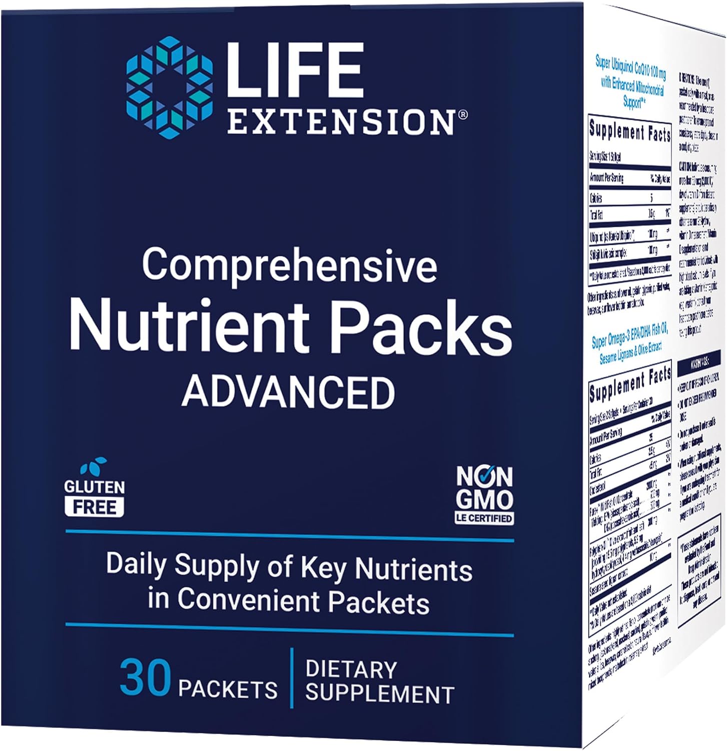 Life Extension Comprehensive Nutrient Packs Advanced, 30 On-the-Go Packets - görsel 1