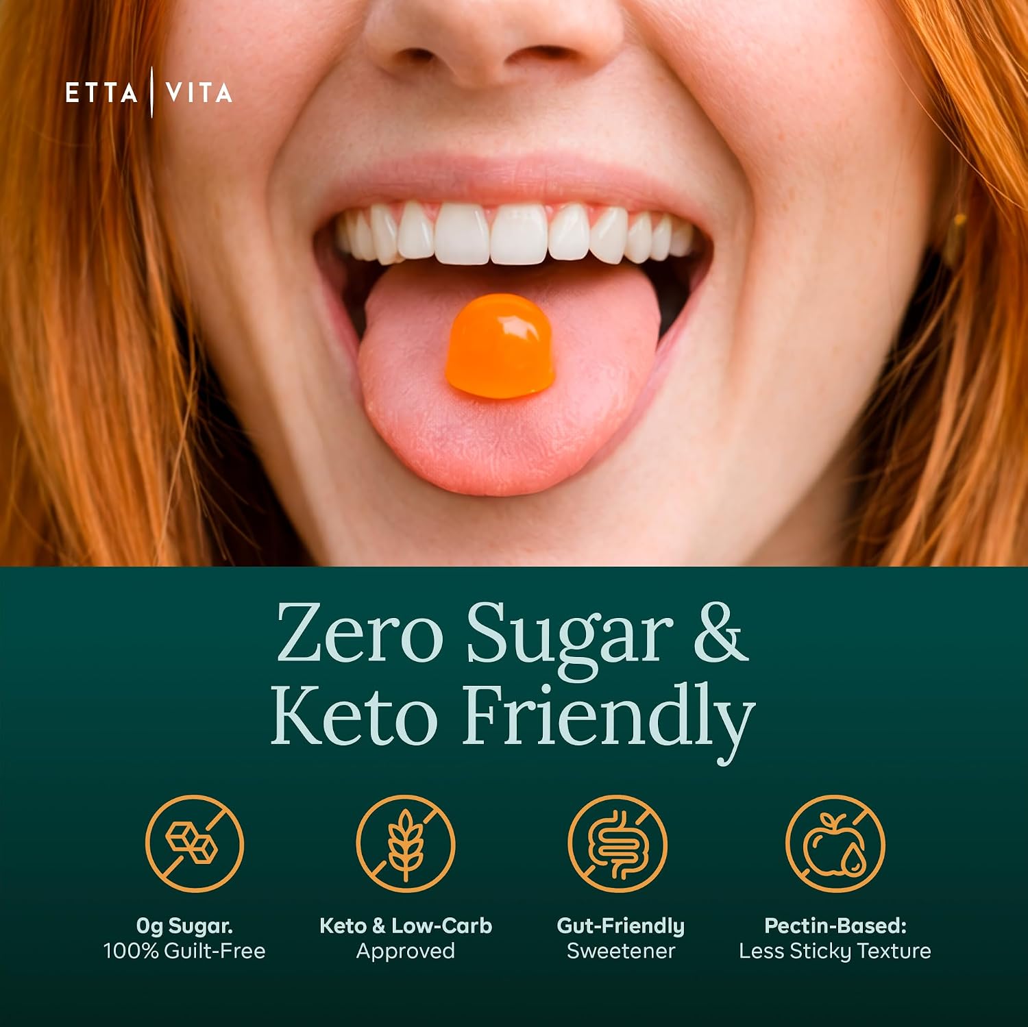 Sugar-Free NAC Gummies with Vitamin C and Zinc - Immune Support - Vegan - görsel 7