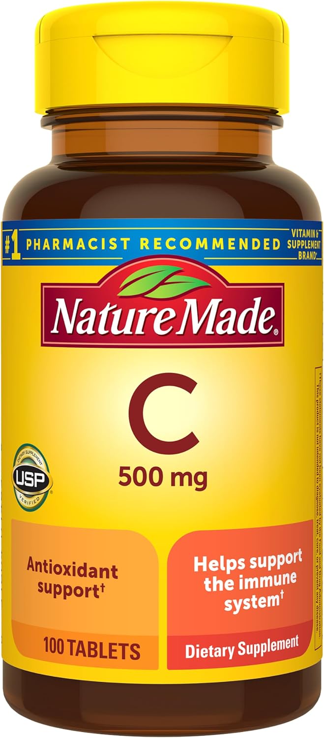 Nature Made Vitamin C 500 mg Tablets, 100 Tablets - görsel 1