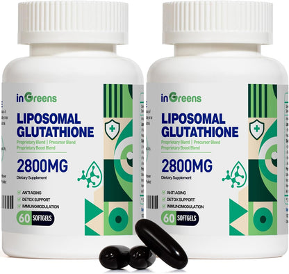 inGreens 2800 mg Liposomal Glutathione Food Supplement