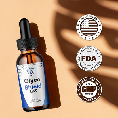 Glyco Shield Pro Herbal Formula - Extra Strength Liquid Drops, 3-Pack (3 Months' Supply)