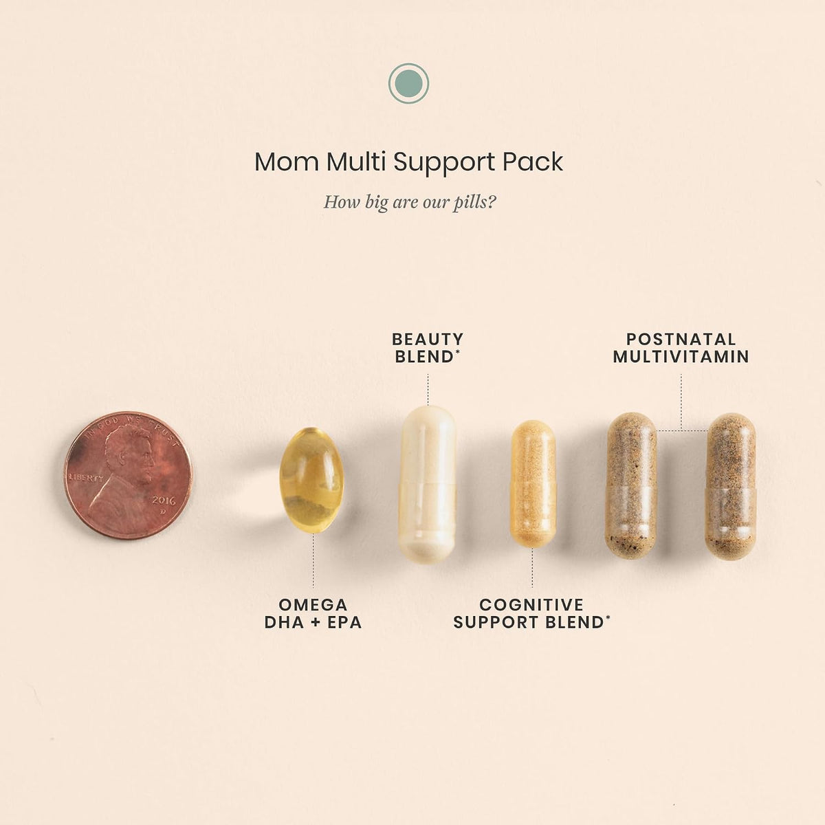 Perelel Mum Multi Support Pack - Postnatal Vitamins with Omega-3 DHA, Iron, Collagen & Vitamin B12 - 30 Daily Pill Packs - görsel 7