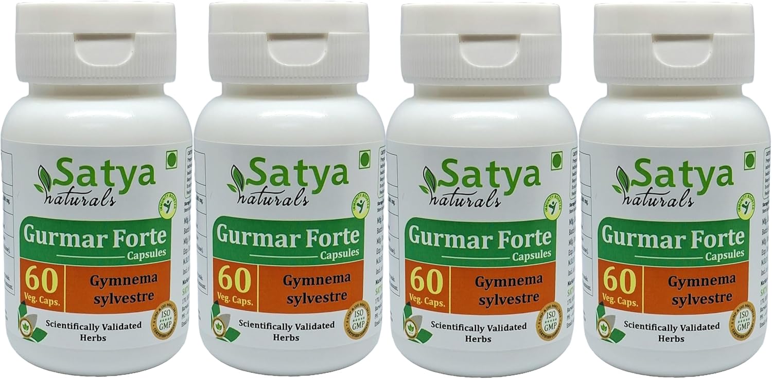 Gurmar Forte Capsules 500 mg - 60 Veg Capsules | Gudmar (Gymnema Sylvestre) 10:1 Extract - görsel 7