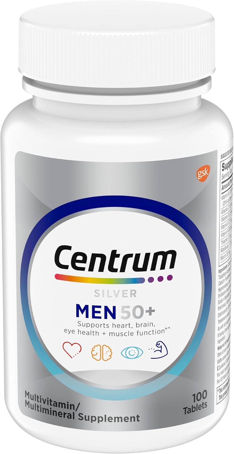 Centrum Silver Multivitamin for Men 50+, 100 Tablets - görsel 4