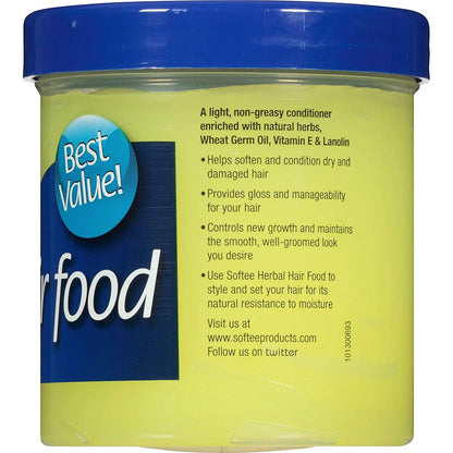 Softee Hair Food with Vitamin E 340g, Pack of 3
