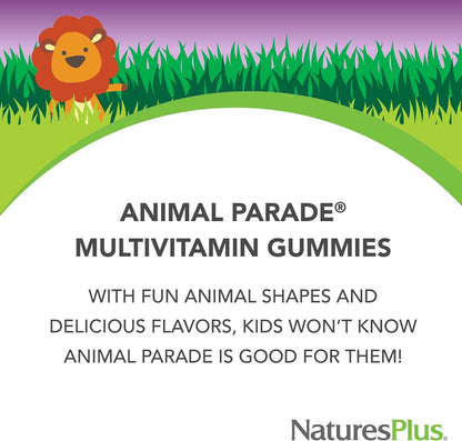 NaturesPlus Animal Parade Children's Multivitamin Gummies - 90 Gummies