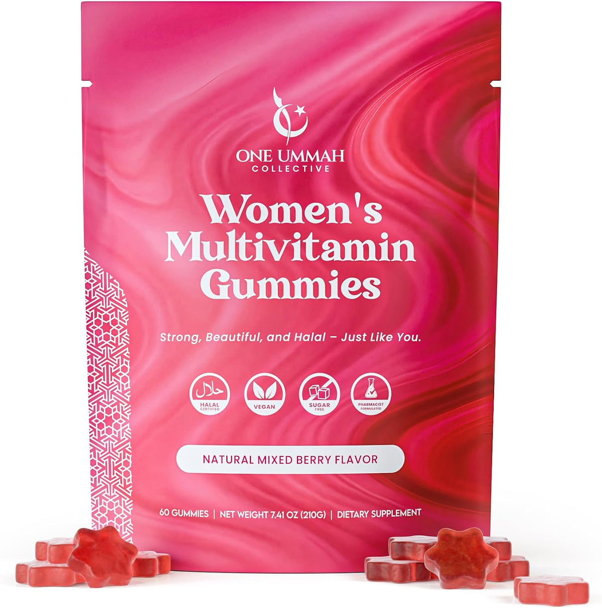 Halal Certified Women’s Multivitamin Gummies – 60 Count - görsel 1
