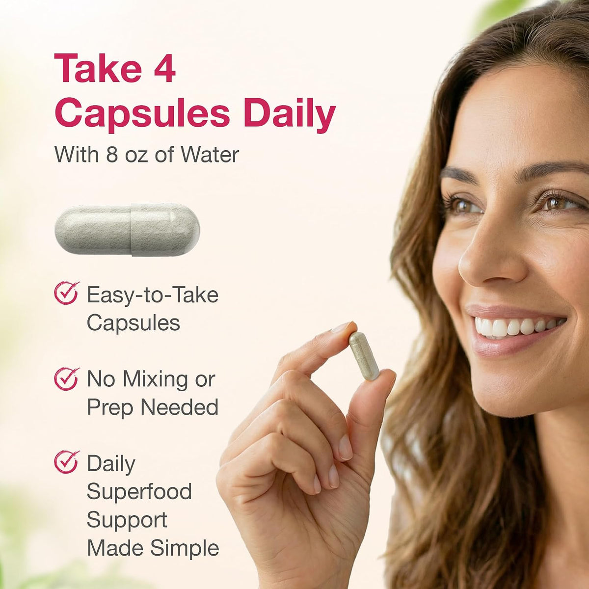 Nature’s Superfuel – Fruits & Veggies Capsules for Men & Women - görsel 4