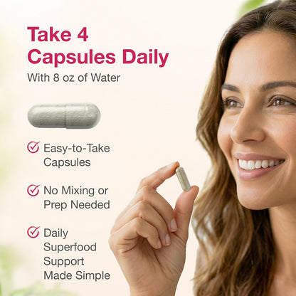 Nature’s Superfuel – Fruits & Veggies Capsules for Men & Women