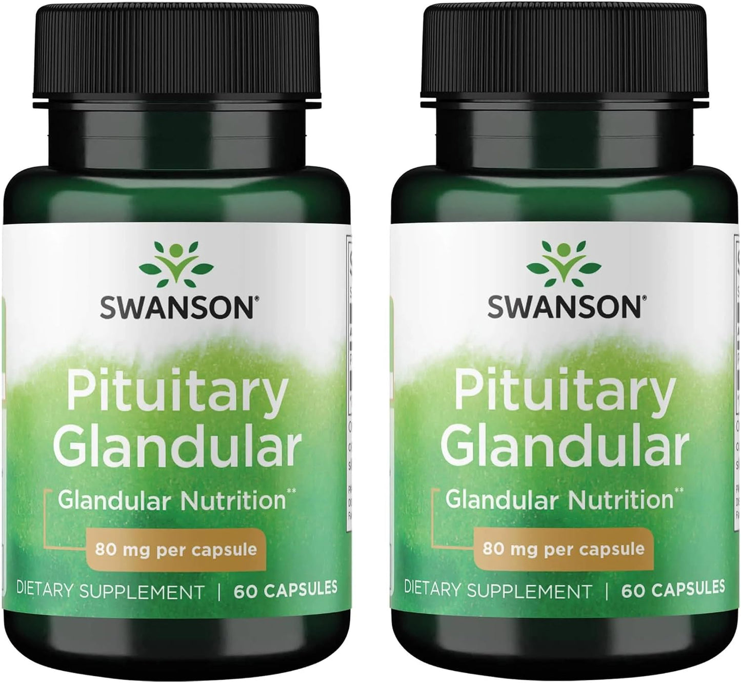 Swanson Raw Pituitary Glandular 80 mg 60 Capsules (2 Pack) - görsel 1