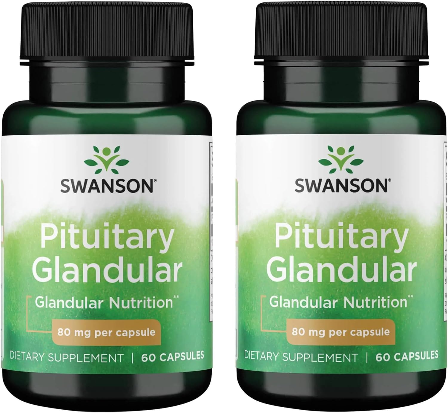 Swanson Raw Pituitary Glandular 80 mg 60 Capsules (2 Pack) - görsel 1