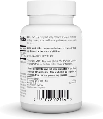 Source Naturals Vitamin D3 50 mcg (2000 IU) - Bioactive Cholecalciferol for Bone and Immune Health - 100 Capsules