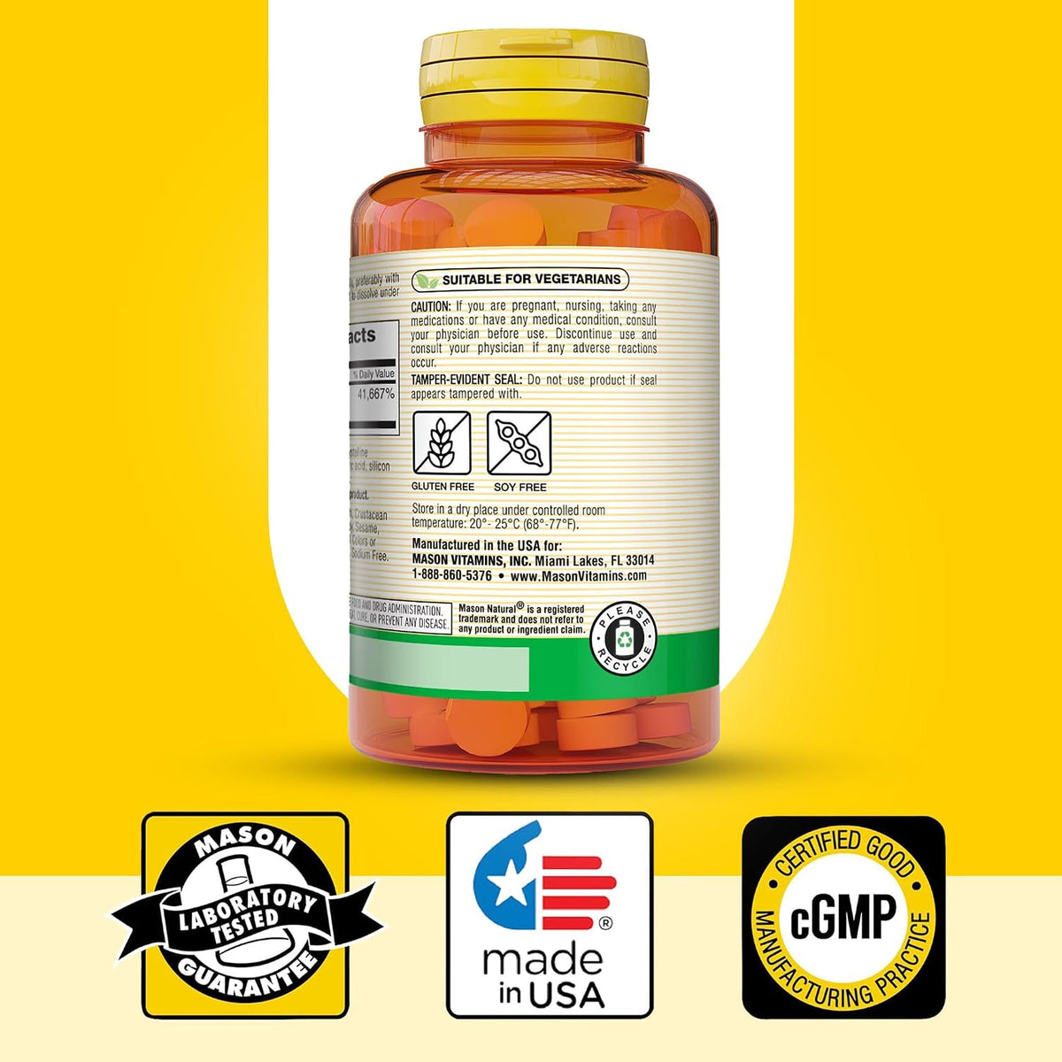Mason Natural Vitamin B12 1000 mcg Quick Dissolve Tablets, 200 Count - görsel 6