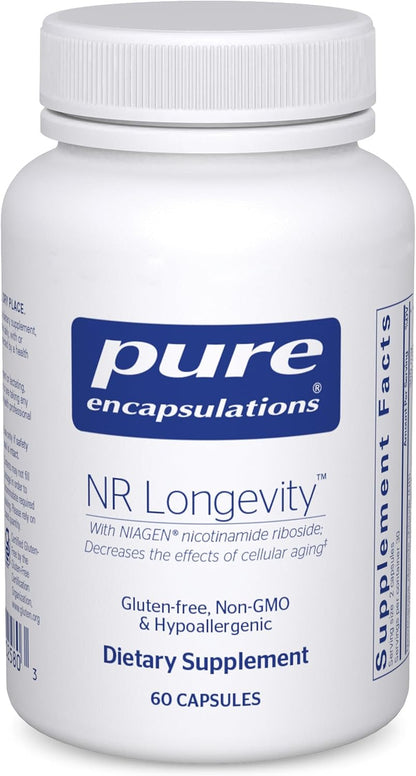 Pure Encapsulations NR Longevity NAD Supplement – Healthy Ageing & NAD+ Replenishment – 60 Capsules