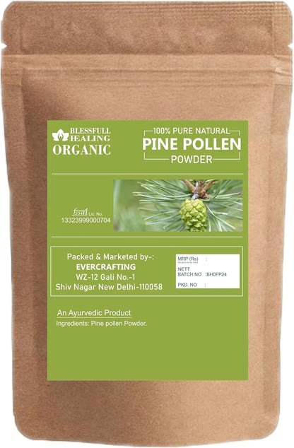 Organic Pine Pollen Powder – 100% Pure – 100g (3.52 oz)