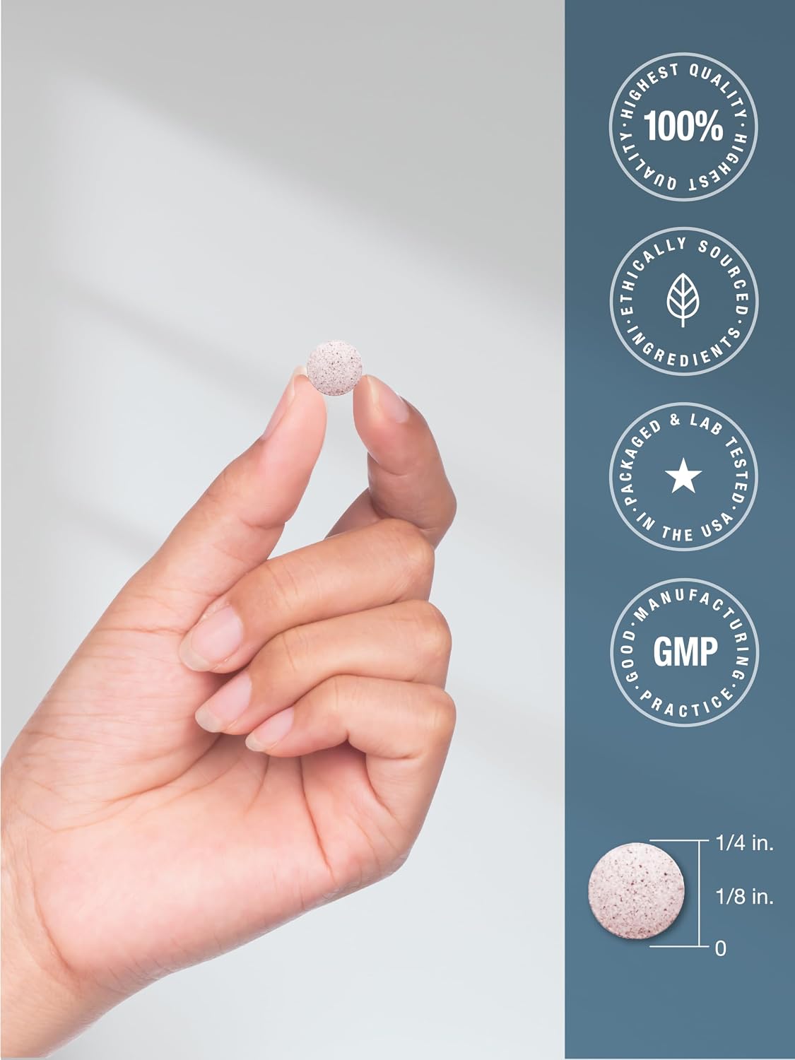 Horbäach Biotin 10000mcg Fast Dissolve Tablets - 180 Tablets - görsel 7