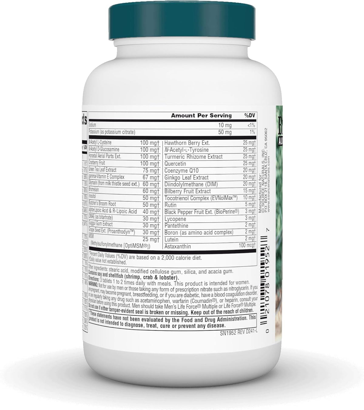 Women's Life Force Multiple Iron Free – Daily Multivitamin with Antioxidants & Herbs - görsel 3