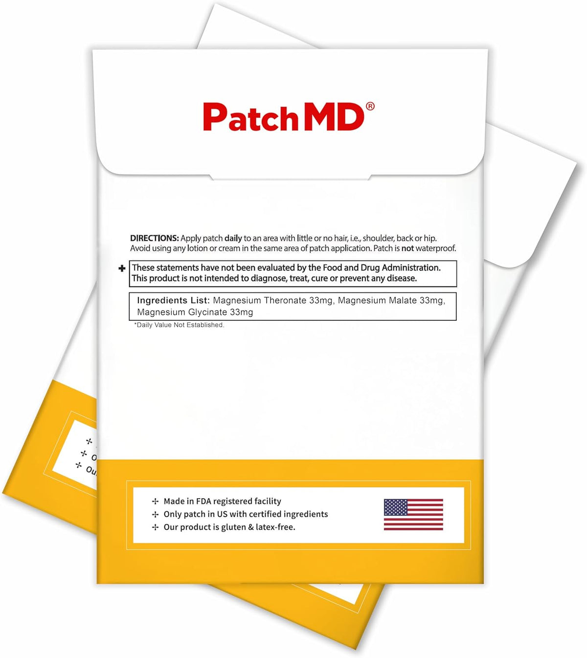 PatchMD - Tri-Mag Complex Topical Patch - 30 Day Supply - görsel 2