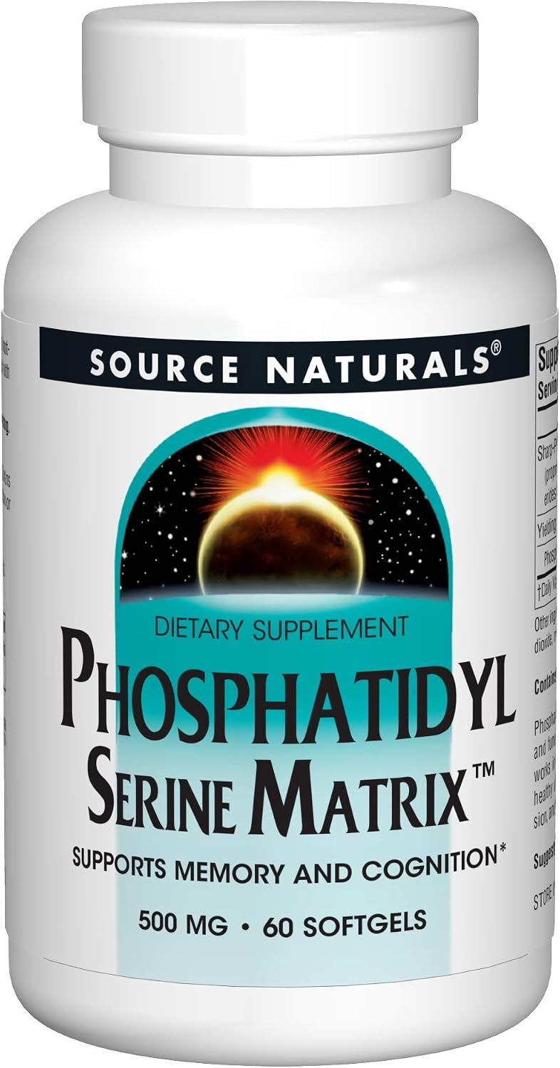 Source Naturals Phosphatidyl Serine Matrix 500mg - 60 Softgels - görsel 4