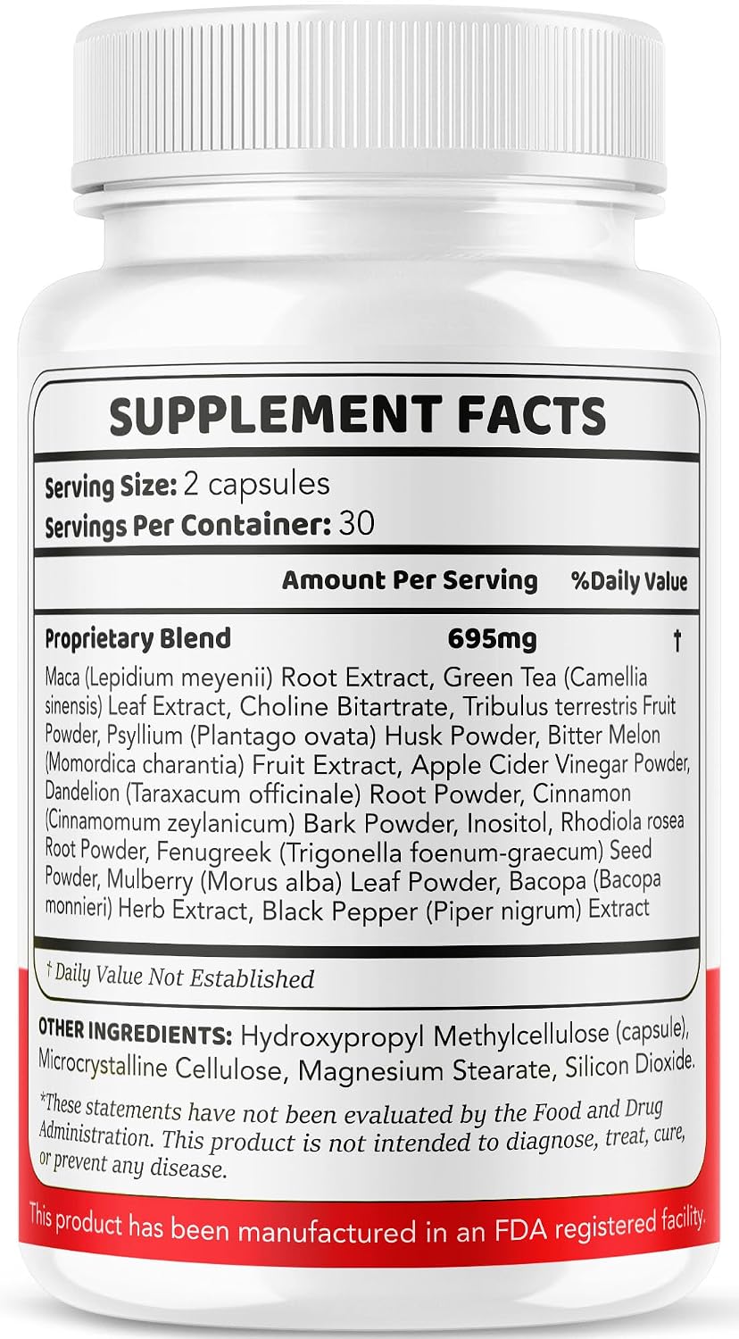 (2 Pack) Gluco Revive Capsules - Official – Convenient 2-Month Supply: Each bottle contains 120 capsules, giving – Image 8